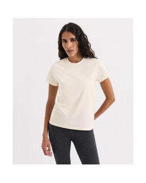 Pact Luxe Essential Crewneck Tee Made With Organic Cotton - White