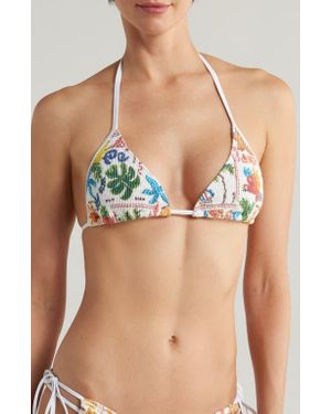Cleonie Bells Bikini Top - Blue