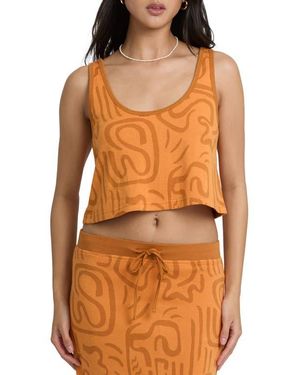 Billabong Embers Crop Tank - Orange