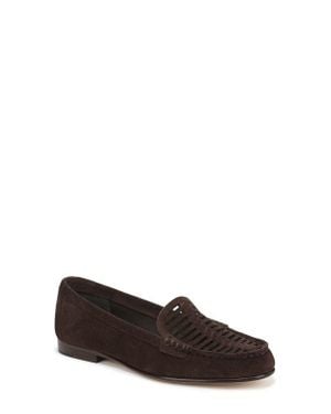 Veronica Beard Cutout Loafer - Brown