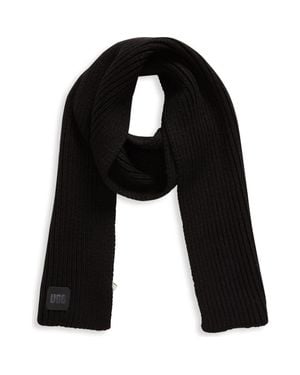 UGG Chunky Rib Scarf - Black