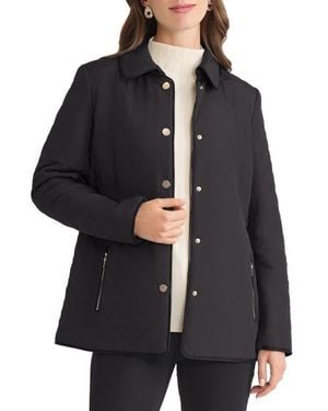 Jones New York Quilted Jacket - Black