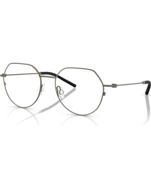 Moncler 54Mm Irregular Optical Glasses - Metallic