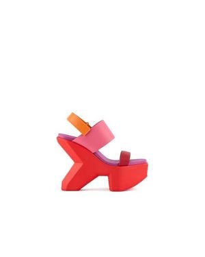 United Nude Boulder Sandal - Red