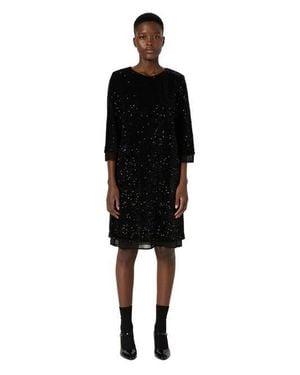 Gerard Darel Liora Sequin Dress - Black