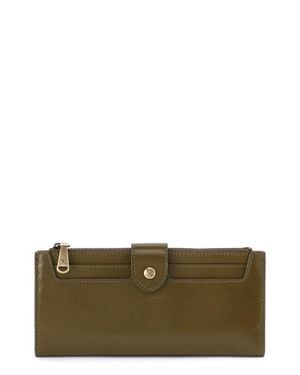 Hobo International Dunn Leather Continental Wallet - Green