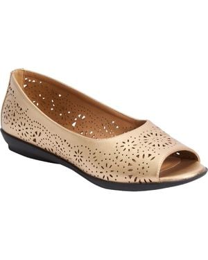 Comfortview The Korrina Slip On Flat - Natural