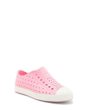 Native Shoes Kids' Jefferson Water Friendly Slip-On Sneaker - Pink