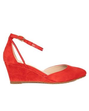 Steffie's Landmark Wedge Heel - Red