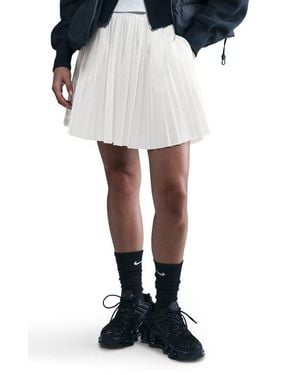Nike Sportswear Pleated Miniskirt - White