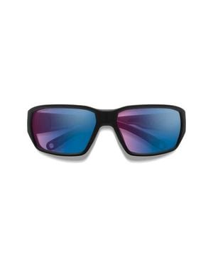 Smith Hookset 62Mm Chromapop Polarized Oversize Wraparound Sunglasses - Blue