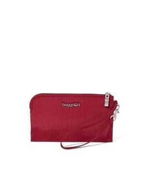 Baggallini Rfid Wristlet Wallet - Red