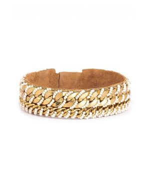 Deepa Gurnani Frankie Cuff Bracelet - Natural