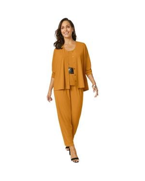 Jessica London Stretch Knit 4-Piece Wardrober - Metallic