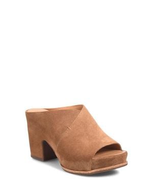 Kork-Ease Stowe Platform Slide Sandal - Brown