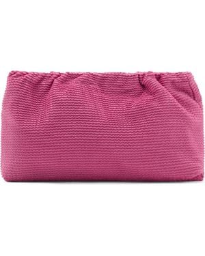 Mango Textured Cosmetics Bag - Pink