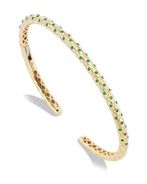 Orly Marcel Bliss Emerald Thin Cuff Bracelet - Metallic