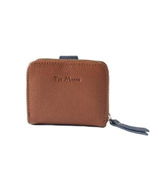 Tin Marin Camila Small Leather Wallet - Brown