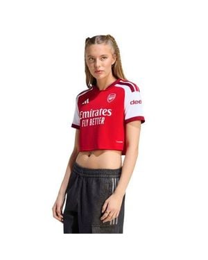 adidas Arsenal 2026/27 Home Cropped Replica Jersey - Red