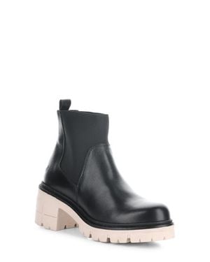 Bos. & Co. Bianc Lug Sole Chelsea Boot - Black