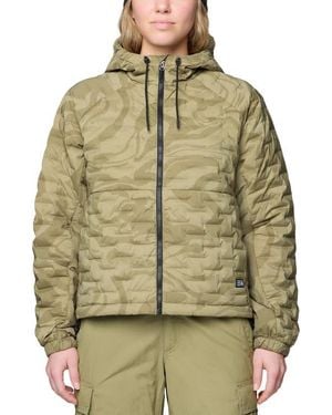 Mountain Hardwear Stretchdown Lightweight Zip Hoodie - Green