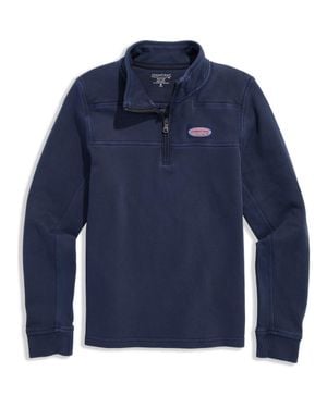 Vineyard Vines Kids' Half Zip Sweatshirt - Blue