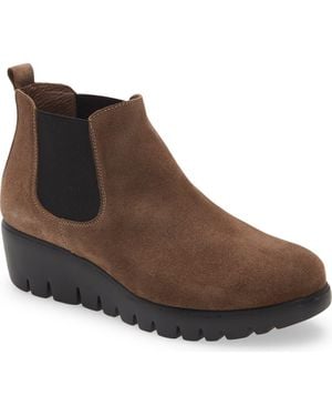 Wonders Slip-On Chelsea Boot - Brown