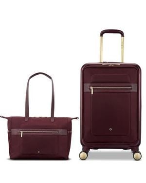 Samsonite Mobile Solution 2 Tote & 22 Carry On 2 Piece Luggage Set - Purple