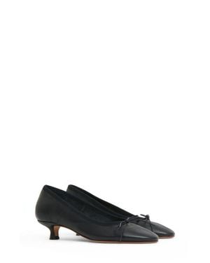 Mansur Gavriel Dance Kitten Heel Pump - Black