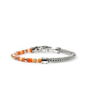 John Hardy Heishi Chain Bracelet, Gemstones - Orange