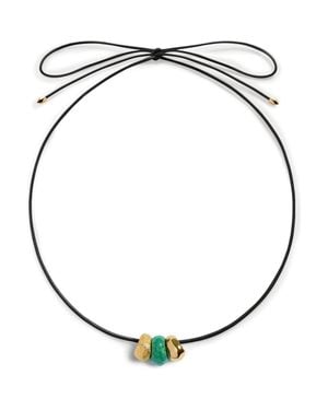 Monica Vinader Antica Gemstone Cord Necklace - Metallic