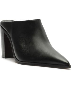 SCHUTZ SHOES Mikki Pointed Toe Mule - Black