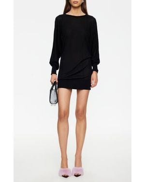 Lioness Bellissimo Long Sleeve Minidress - Black