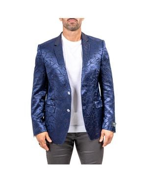 Maceoo Socrateevo Martyr006 Sport Coat - Blue