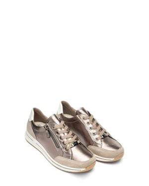 Ara Oleanna Zip Sneaker - Metallic