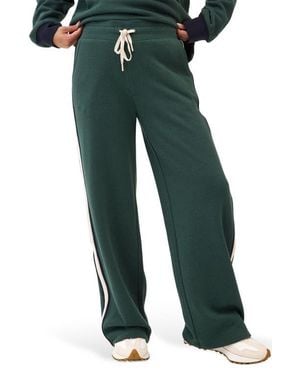 Threads For Thought Lupita Side Stripe Fleece Pants - Green