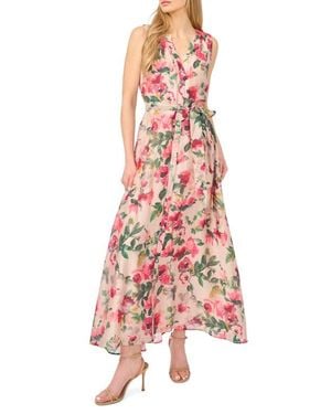 Halogen® Tie Waist Maxi Dress - White