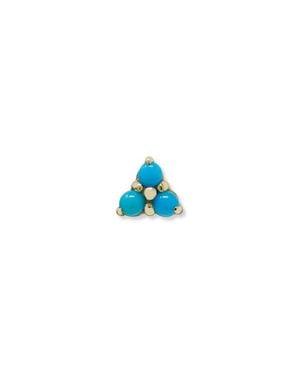 Anzie Clo Trio Single Stud Earring - Blue