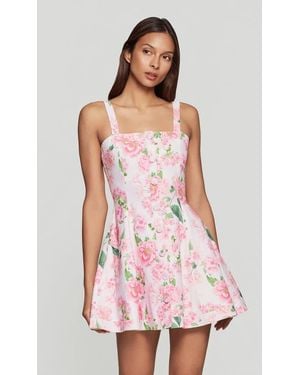 Generation Love Whitney Floral Linen Dress - Pink