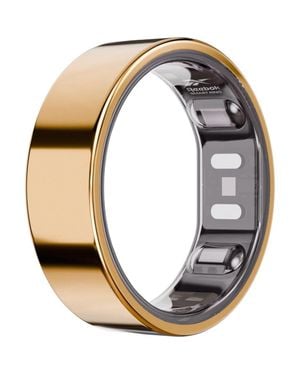 Reebok Smart Ring- - Fitness Ring-Wearable Technology-Fitness And Sleep Tracker-Monitors Wellbeing And Recovery - Black
