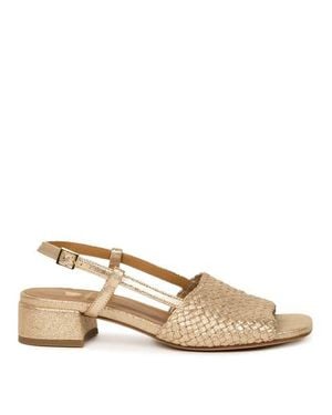 Bobbies Vanda Heeled Sandals - Natural