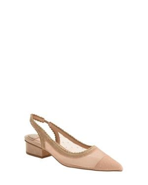 Chinese Laundry Mayberry Pointed Toe Slingback Pump - Natural