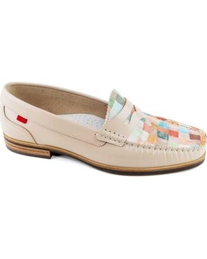 Marc Joseph New York East Village 2.0 Leather Penny Loafer - White