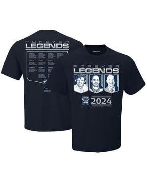 CHECKERED FLAG Sports Nascar Hall Of Fame Class Of 2024 T-Shirt - Blue