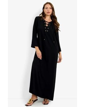 Trina Turk Catamaran Dress - Black