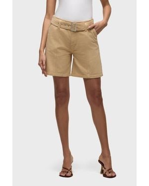Hudson Jeans Belted Long Short - Natural
