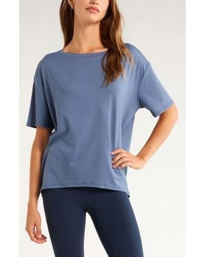 Zella Equilibrium Cocoon T-Shirt - Blue