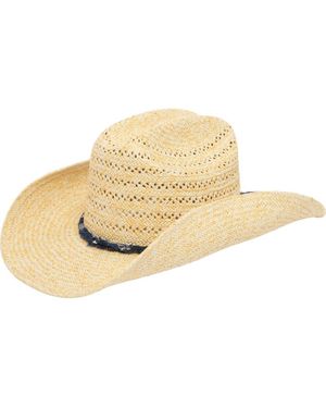 San Diego Hat Open Weave Cowboy Hat - Natural