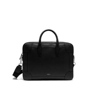 Mulberry Belgrave Leather Briefcase - Black