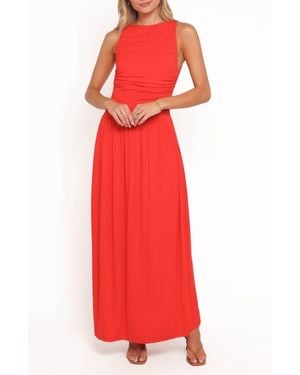 Petal & Pup Shirley A-Line Dress - Red